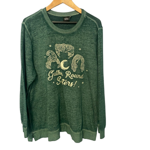 Hocus Pocus Disney Mad Engine Sweatshirt Embroidered Sz 18/20